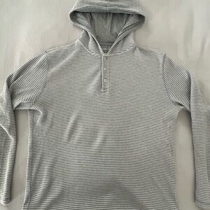 Michael Kors Gray Textured Hoodie